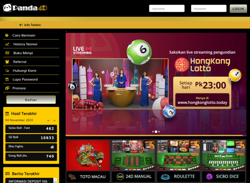 Panda4D Situs Togel Online Terbaik Dan Terpercaya Di Indonesia